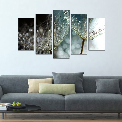 Set 5 parts modern wall art decoration