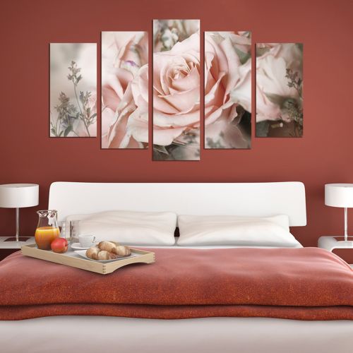 Zen canvas art composition - wall decoration