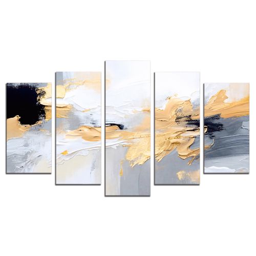 0926 Wall art decoration (set of 5 pieces) Abstraction