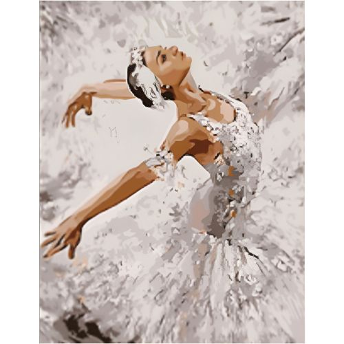 W4935 Paint by numbers set Ballerina