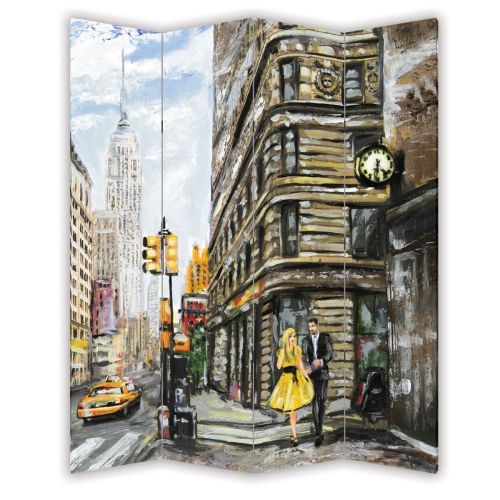 P0414 Decorative Screen Room devider New York (3,4,5 or 6 panels)