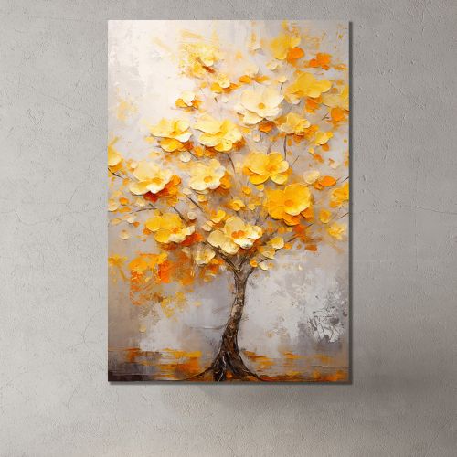 0887 Wall art decoration Blooming tree