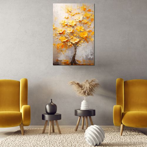 0930 Wall art decoration Blooming tree