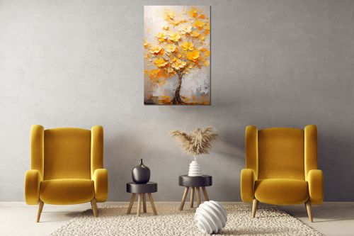 0930 Wall art decoration Blooming tree