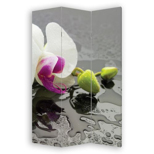 P0439 Decorative Screen Room divider White orchid (3,4,5 or 6 panels)