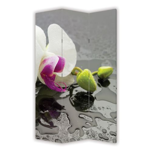 P0439 Decorative Screen Room divider White orchid (3,4,5 or 6 panels)