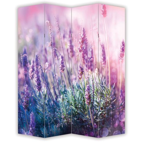 P0443 Decorative Screen Room divider Lavender (3,4,5 or 6 panels)