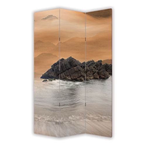 P0448 Decorative Screen Room divider Rocks in the sea (3,4,5 or 6 panels)