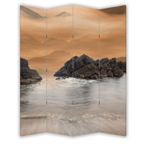 P0448 Decorative Screen Room divider Rocks in the sea (3,4,5 or 6 panels)