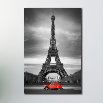 Картина черно и бяло Париж