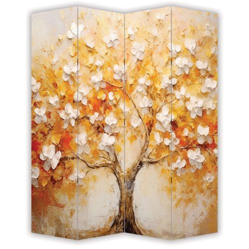 P0929 Decorative Screen Room divider Blooming tree (3,4,5 or 6 panels)