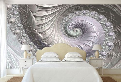 T9255 Wallpaper 3D abstraction Spiral